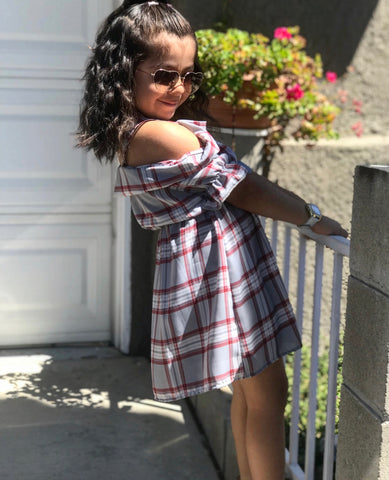 Teagan Plaid Dress