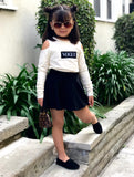 Open shoulder "VOGUE" sweater