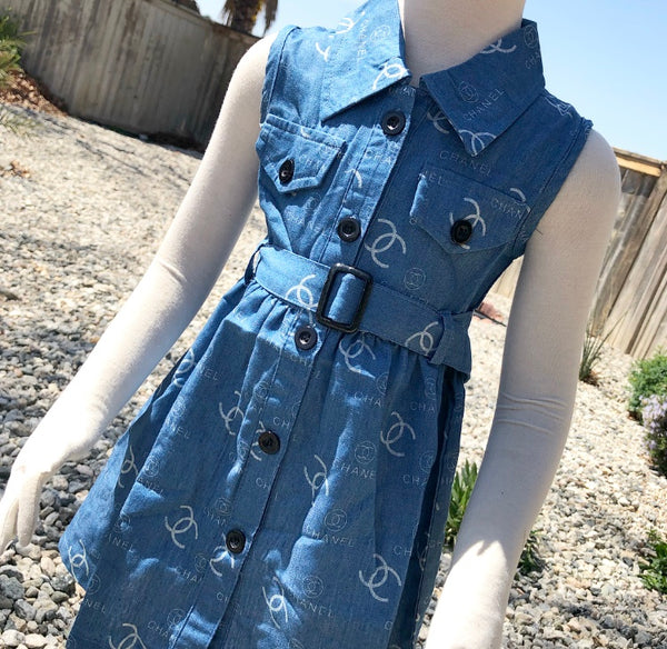 Sassy Denim Dress β Royal Rascals Apparel