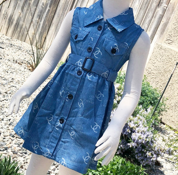 Sassy Denim Dress β Royal Rascals Apparel