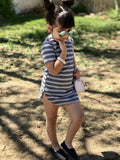 Striped T-shirt Dress