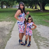 Floral Splash "Mommy & Me" Dress & Romper